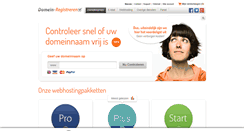 Desktop Screenshot of domein-registreren.nl